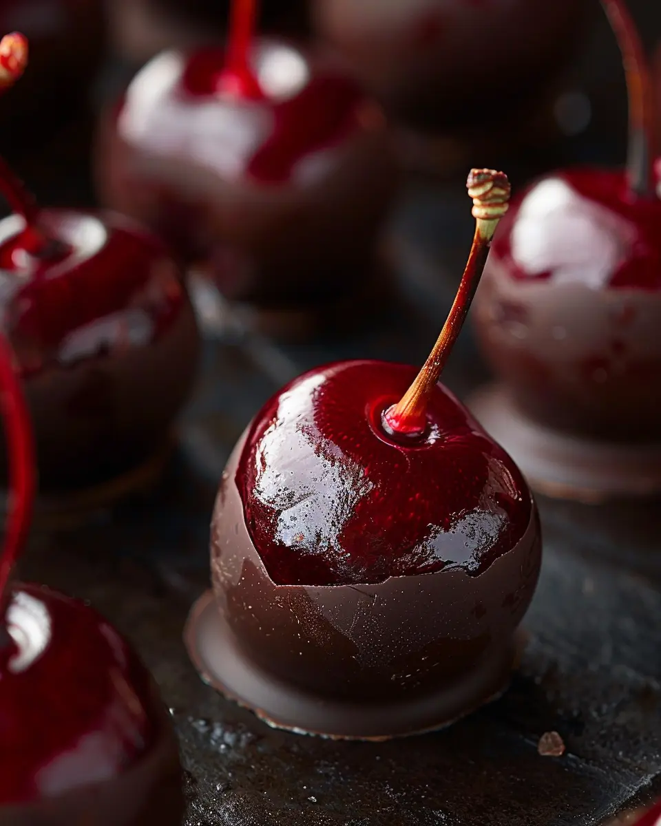 Preparation Overview for Chocolate Covered Cherries chocolate covered cherries recipe