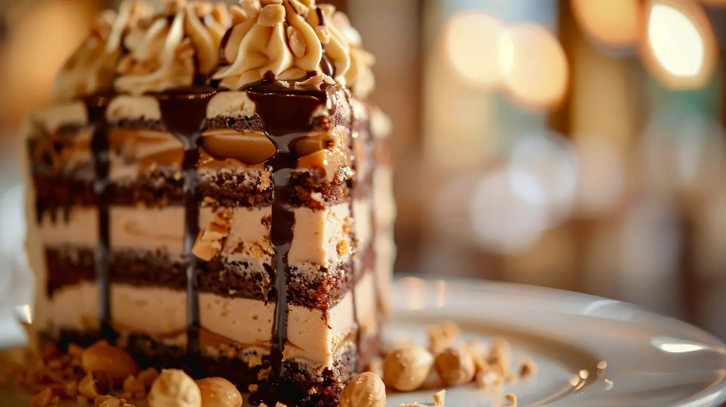 Getting Ready to Make Peanut Butter Cake peanut butter cake recipe