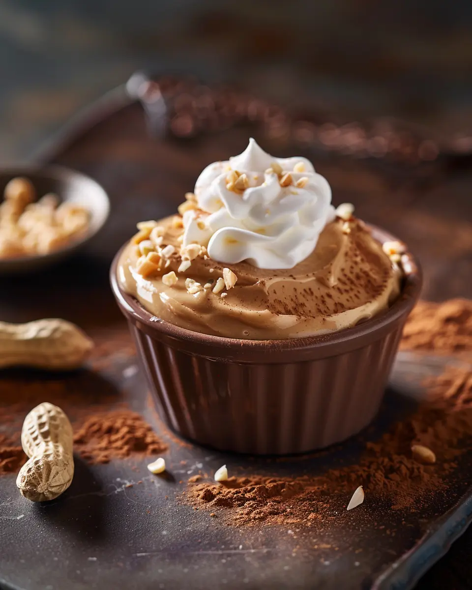 Preparing to Make Peanut Butter Mousse peanut butter mousse recipe