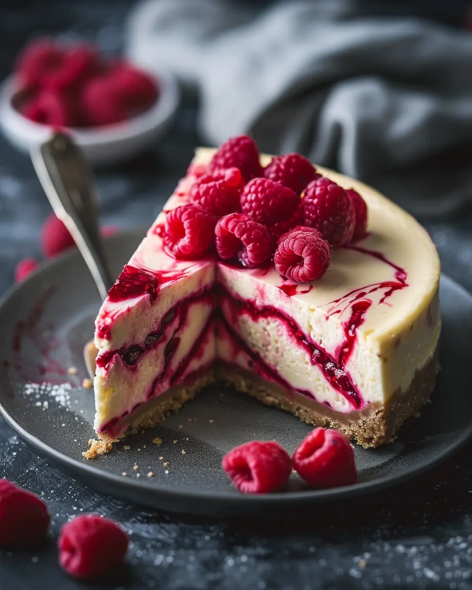 Step-by-Step Guide to Making White Chocolate Raspberry Cheesecake Cheesecake