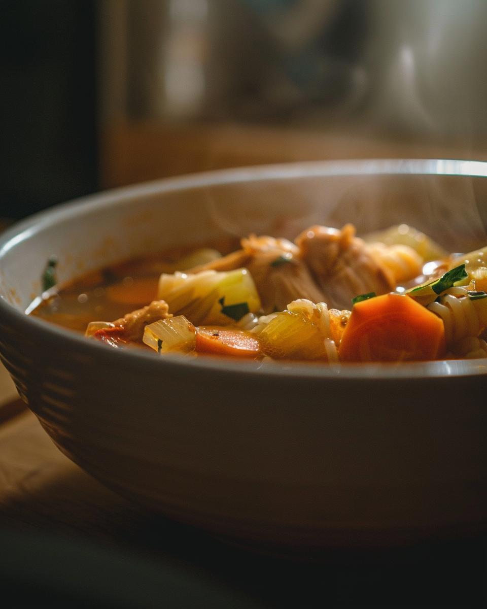Gathering the Ingredients for Chick-fil-A Chicken Noodle Soup