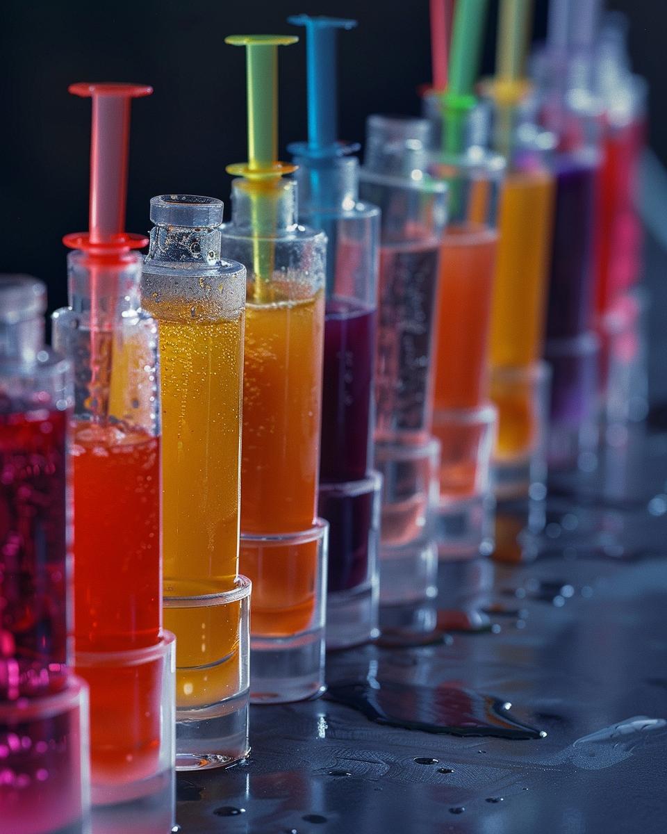 "Step-by-step guide to making syringe shots recipe for unique party drinks."