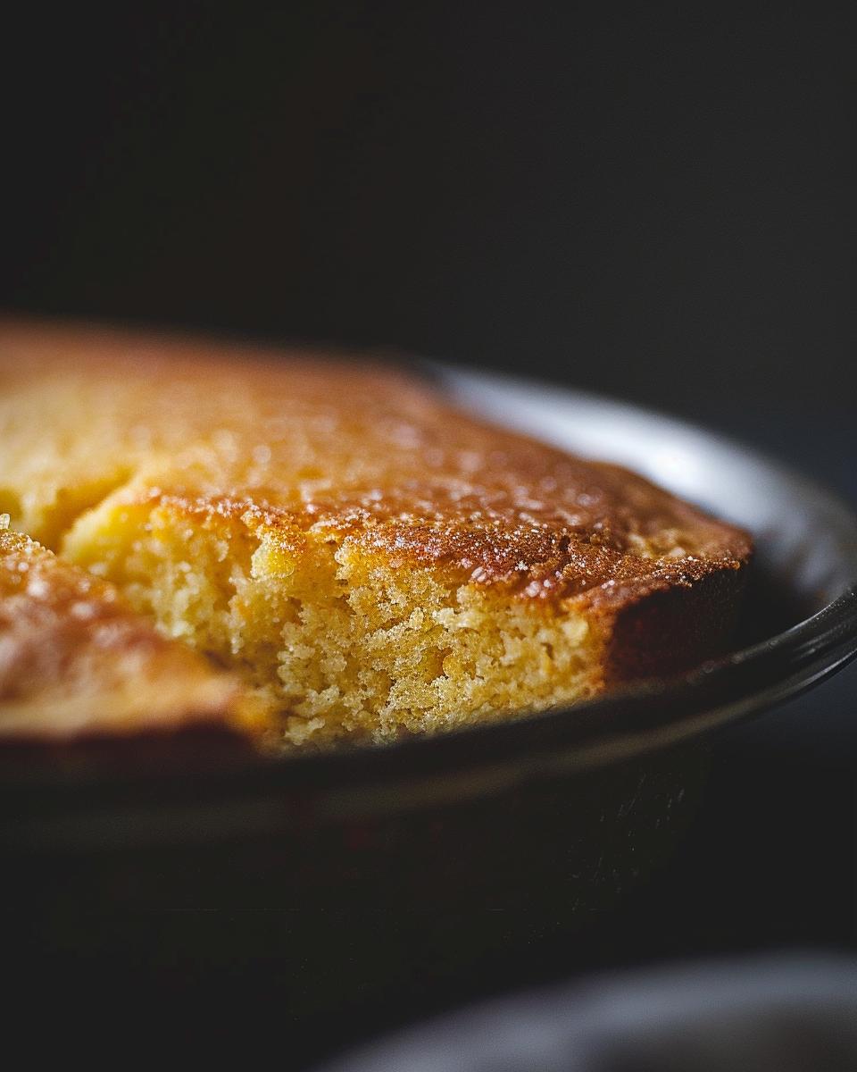 Ingredients for Eggless Cornbread Ingredients laid out for eggless cornbread recipe including flour, cornmeal, and milk.
