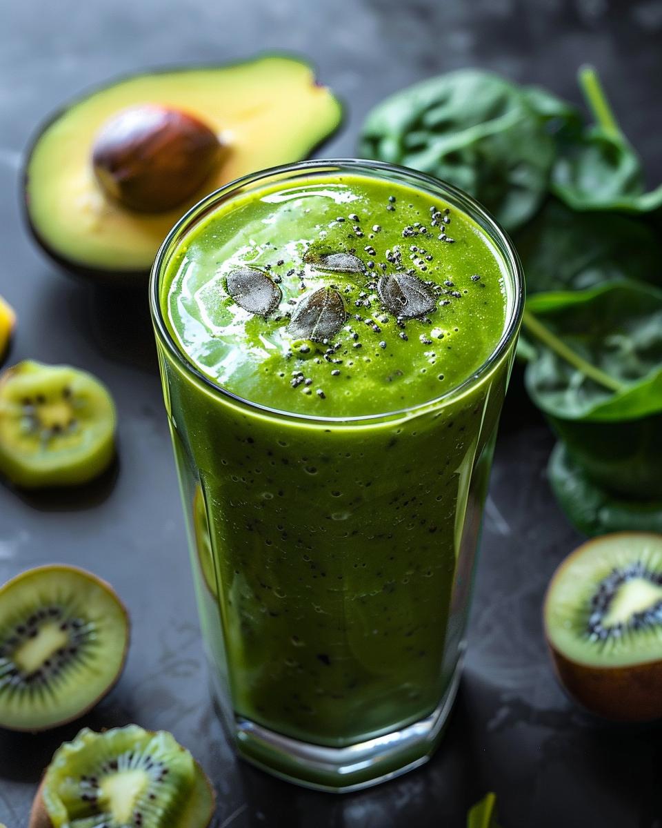 Ingredients for the Strawberry Hulk Smoothie