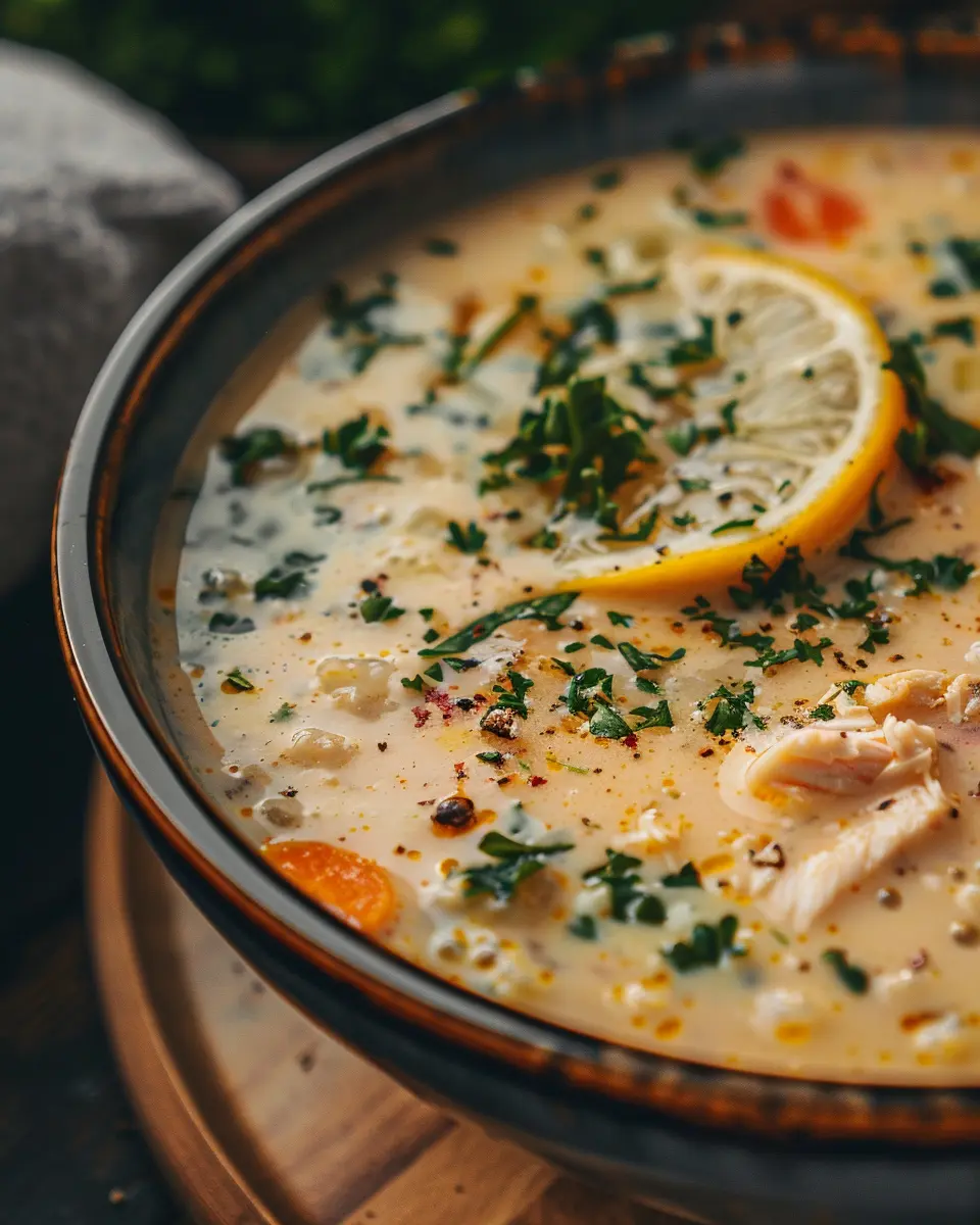Gathering the Ingredients for Lemon Rice Soup International Cuisine