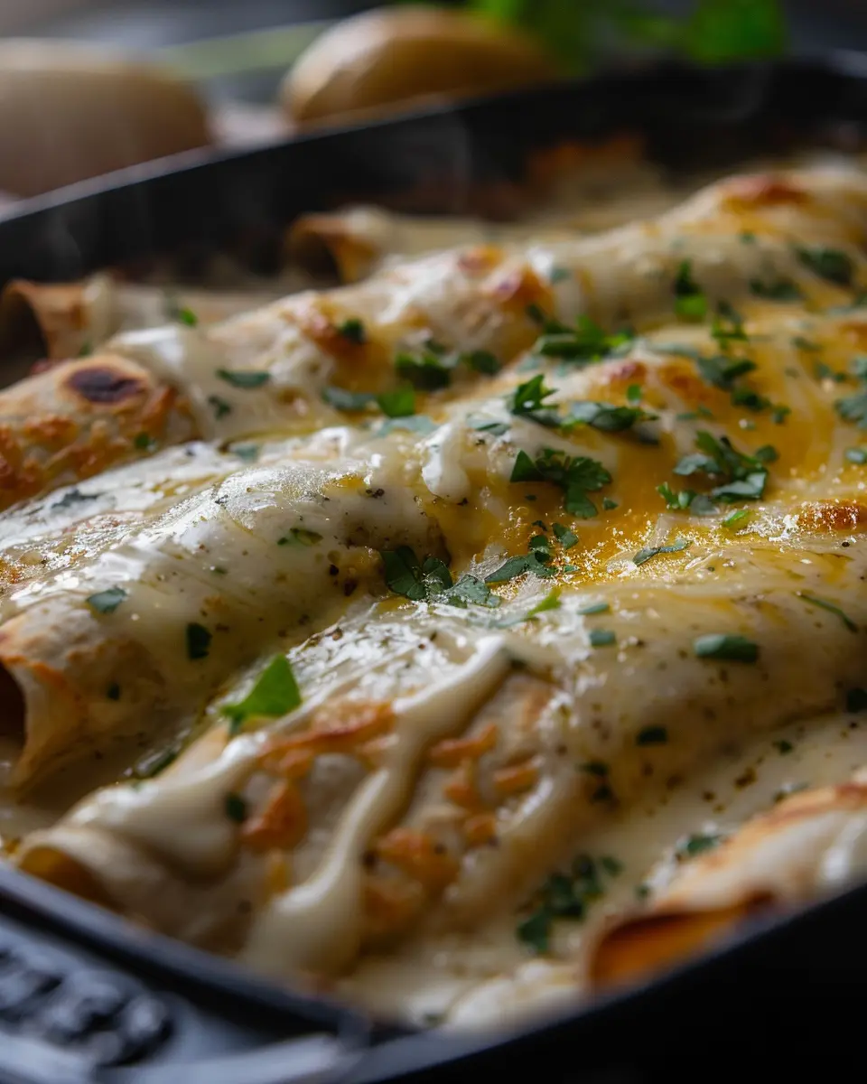 Ingredients for Sour Cream Chicken Enchiladas International Cuisine