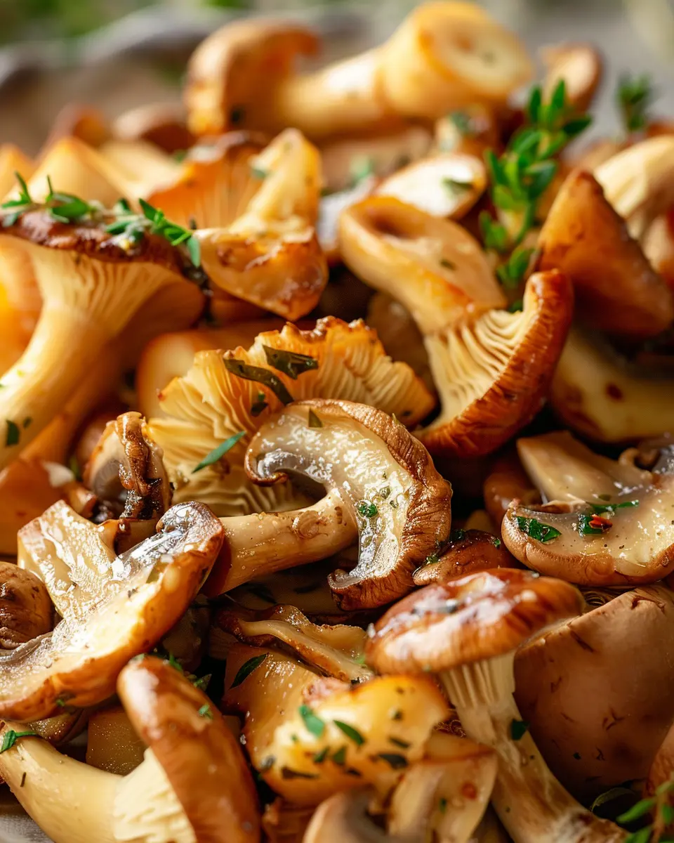 Ingredients for Blue Oyster Mushroom Main Dish Main Dishes