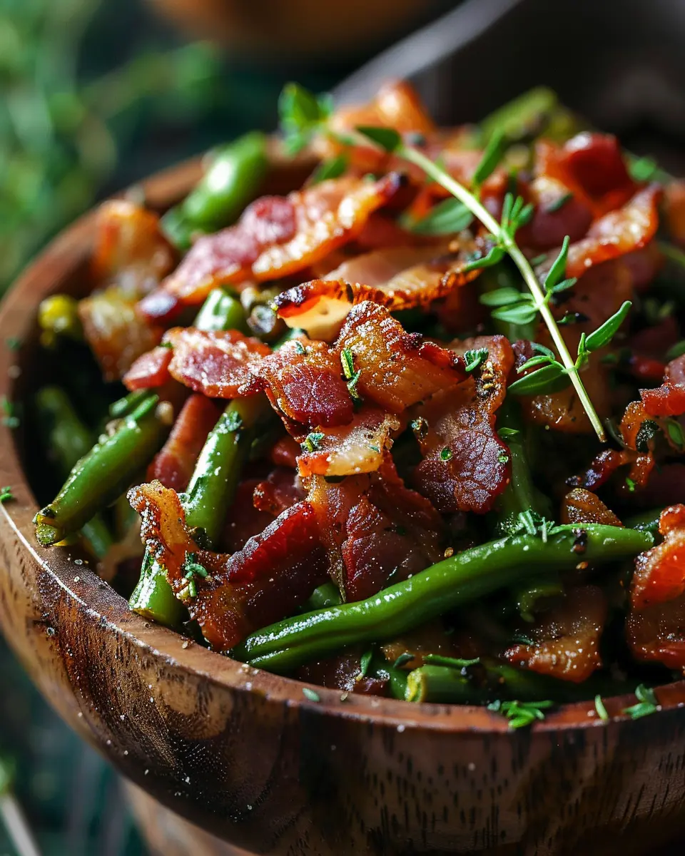 Ingredients for Green Beans and Bacon Main Dishes