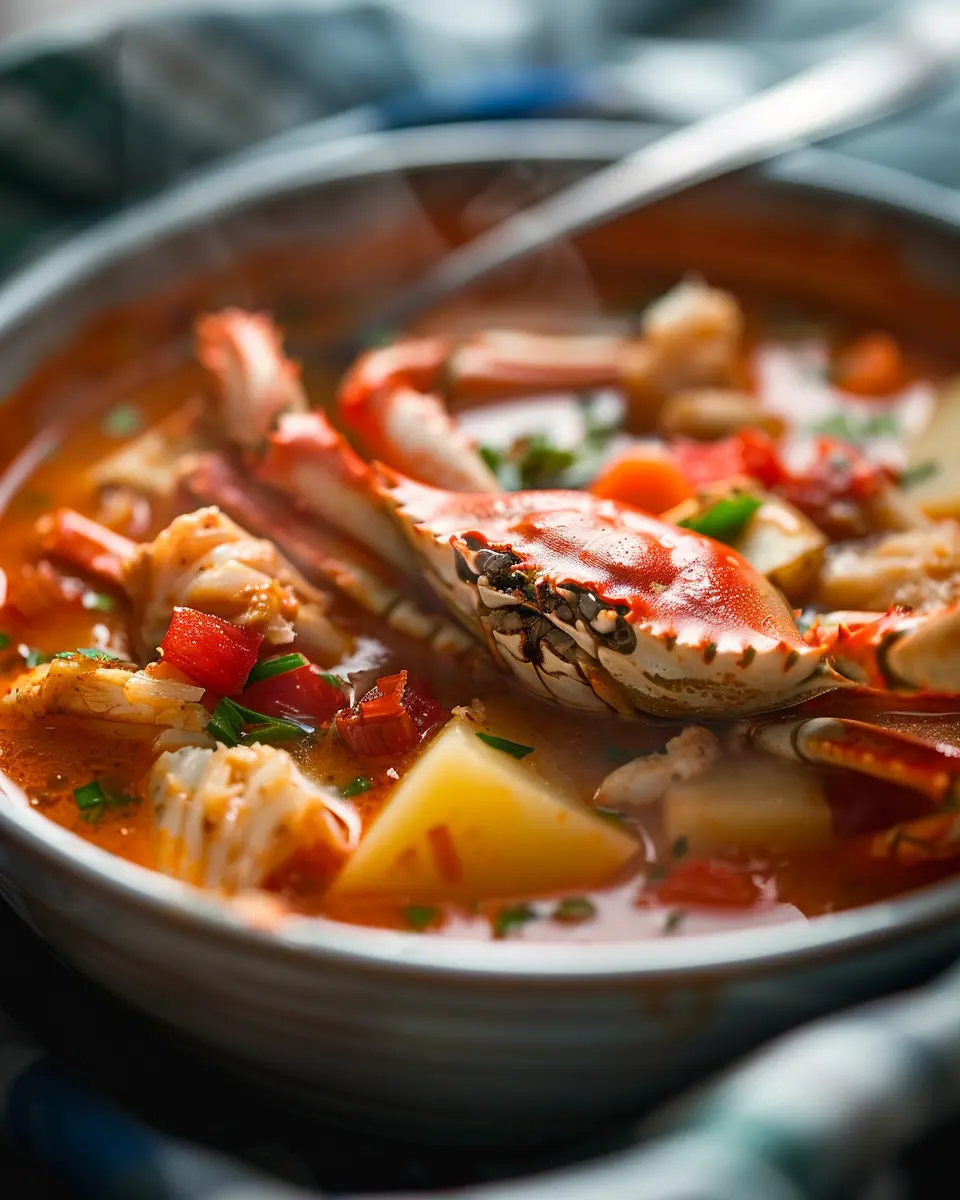 Ingredients for the Ultimate Maryland Crab Soup Main Dishes