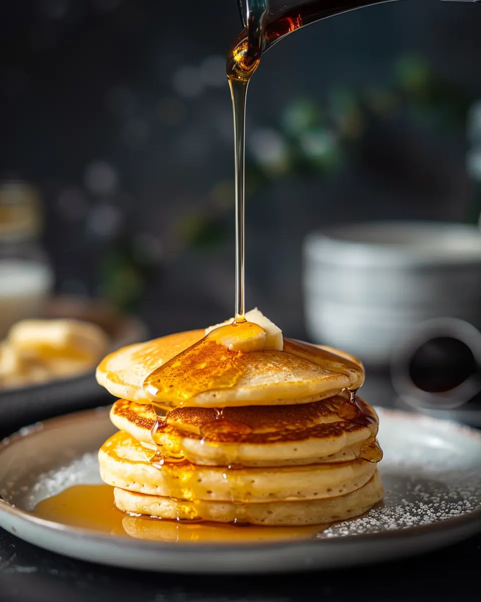 Ingredients for Old-Fashioned Pancakes Main Dishes