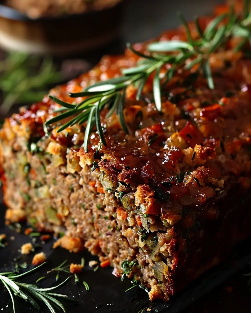 Ingredients for Stove Top Stuffing Meatloaf Main Dishes