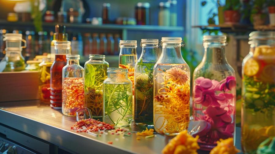 Image of necessary ingredients and equipment for a liquid culture recipe.