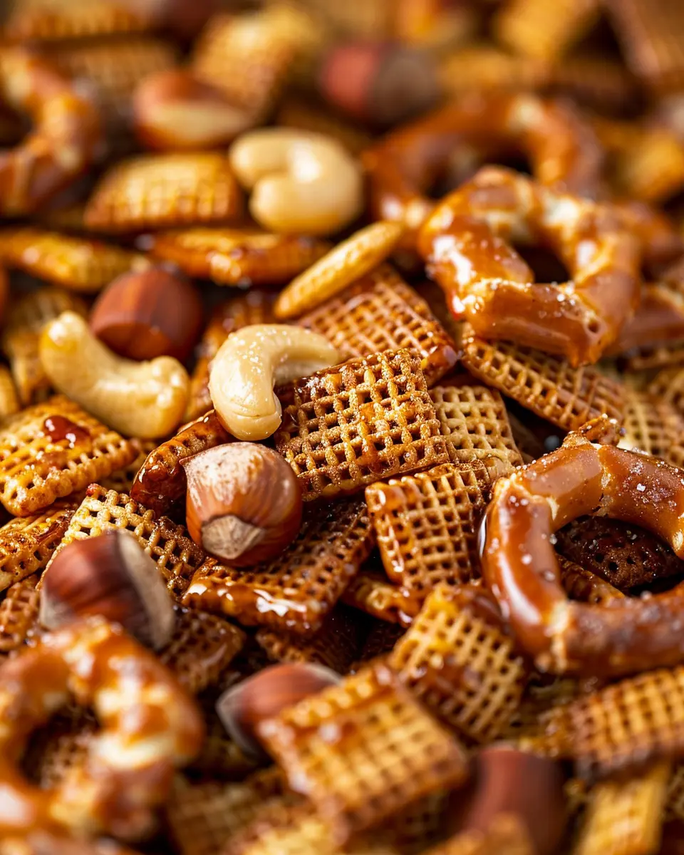 Step-by-Step Guide to Making Sweet Chex Mix Party Snacks