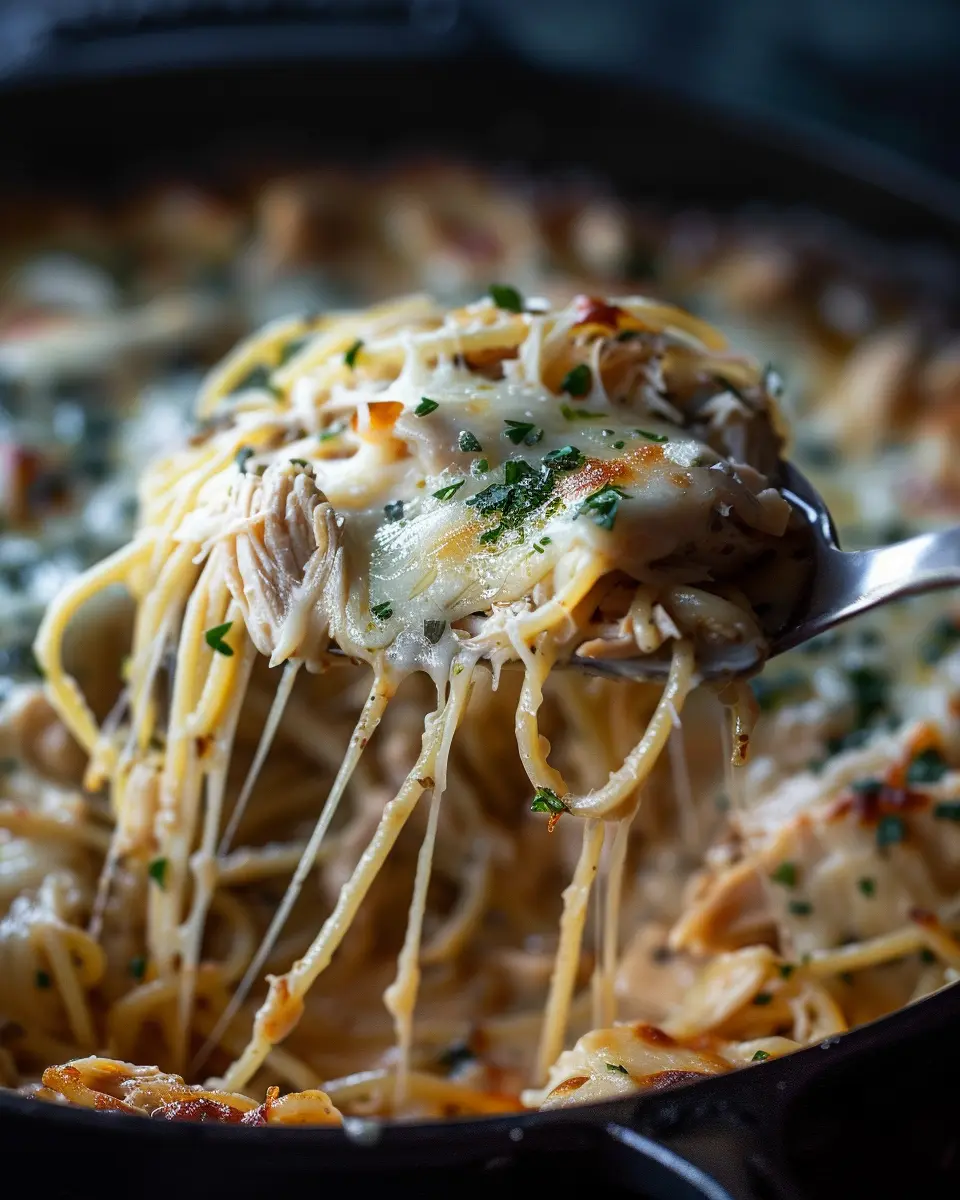 Step-by-Step Crockpot Chicken Spaghetti Creation Pasta & Noodles