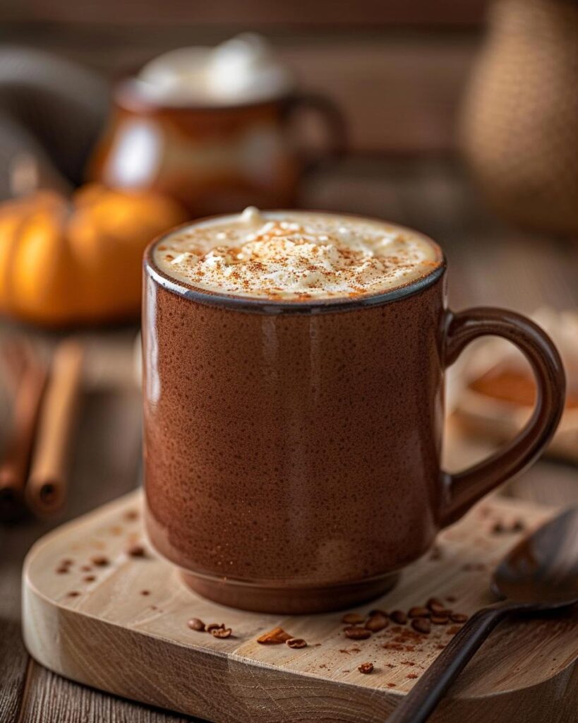"Ingredients arranged for iced pumpkin cream chai tea latte recipe preparation"