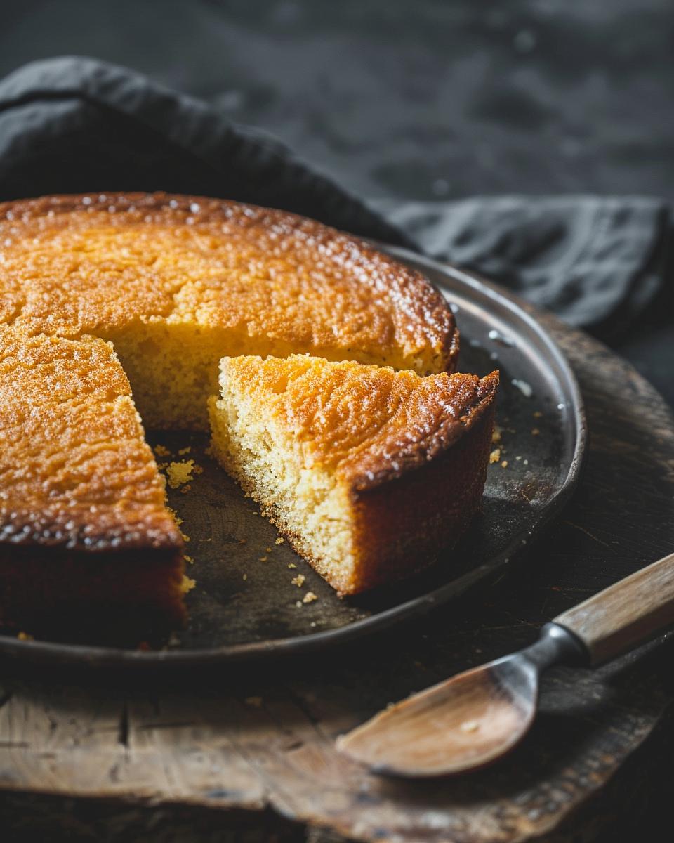 Serving and Storing Eggless Cornbread
