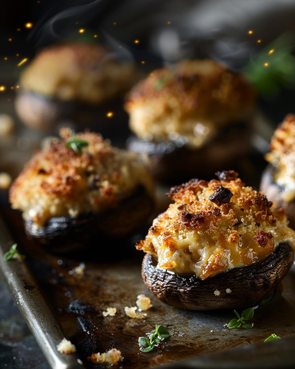 Serving and Storing Ideas for Stuffed Mushrooms