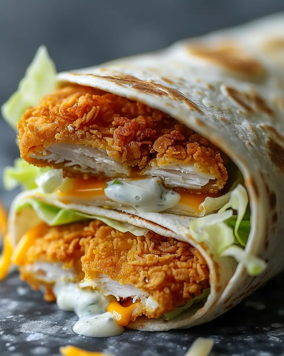 Ingredients for the Homemade Snack Wrap Snacks & Appetizers