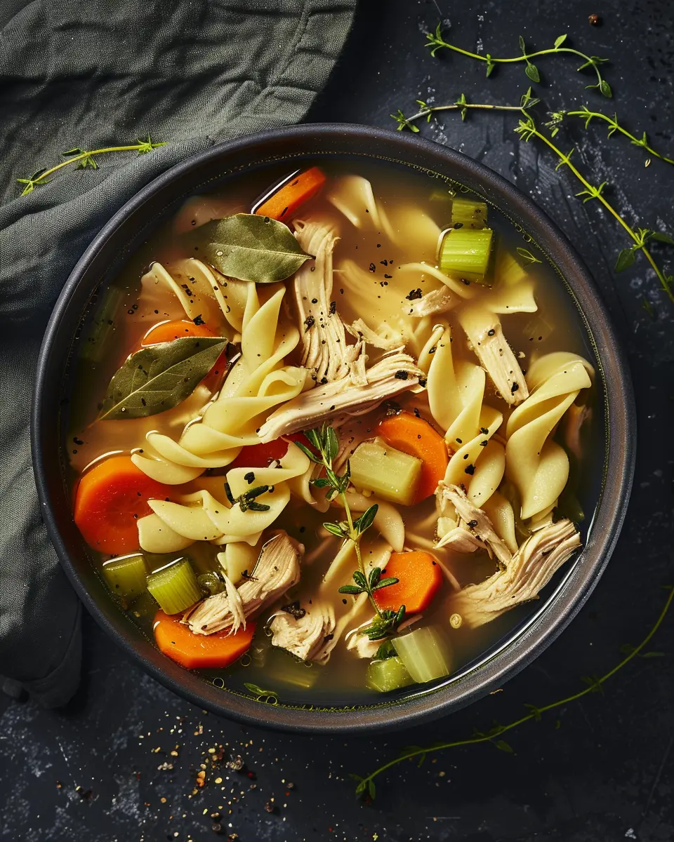 Step-by-Step Guide to Making Chicken Noodle Soup Soups & Stews