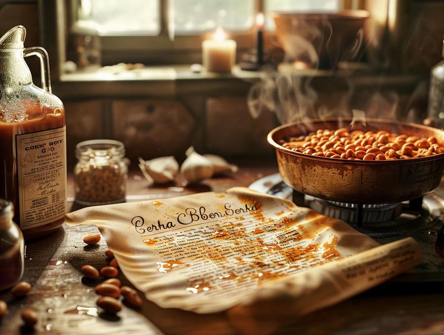 Alt text: Step-by-Step Preparation Instructions for Grandma Brown's Baked Beans Recipe.