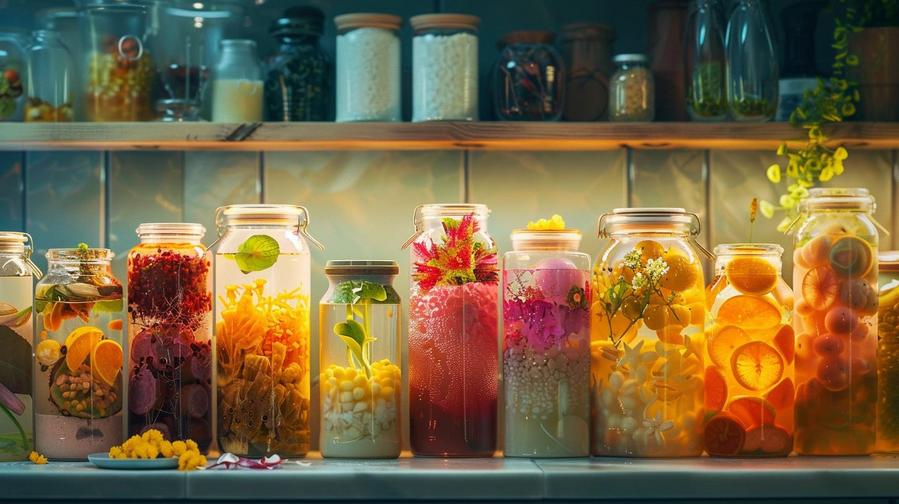 "Image showing sterilization process for liquid culture recipe preparation."