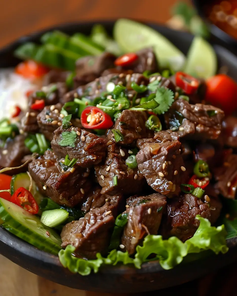 Step-by-Step Guide to Making Bo Luc Lac Vietnamese