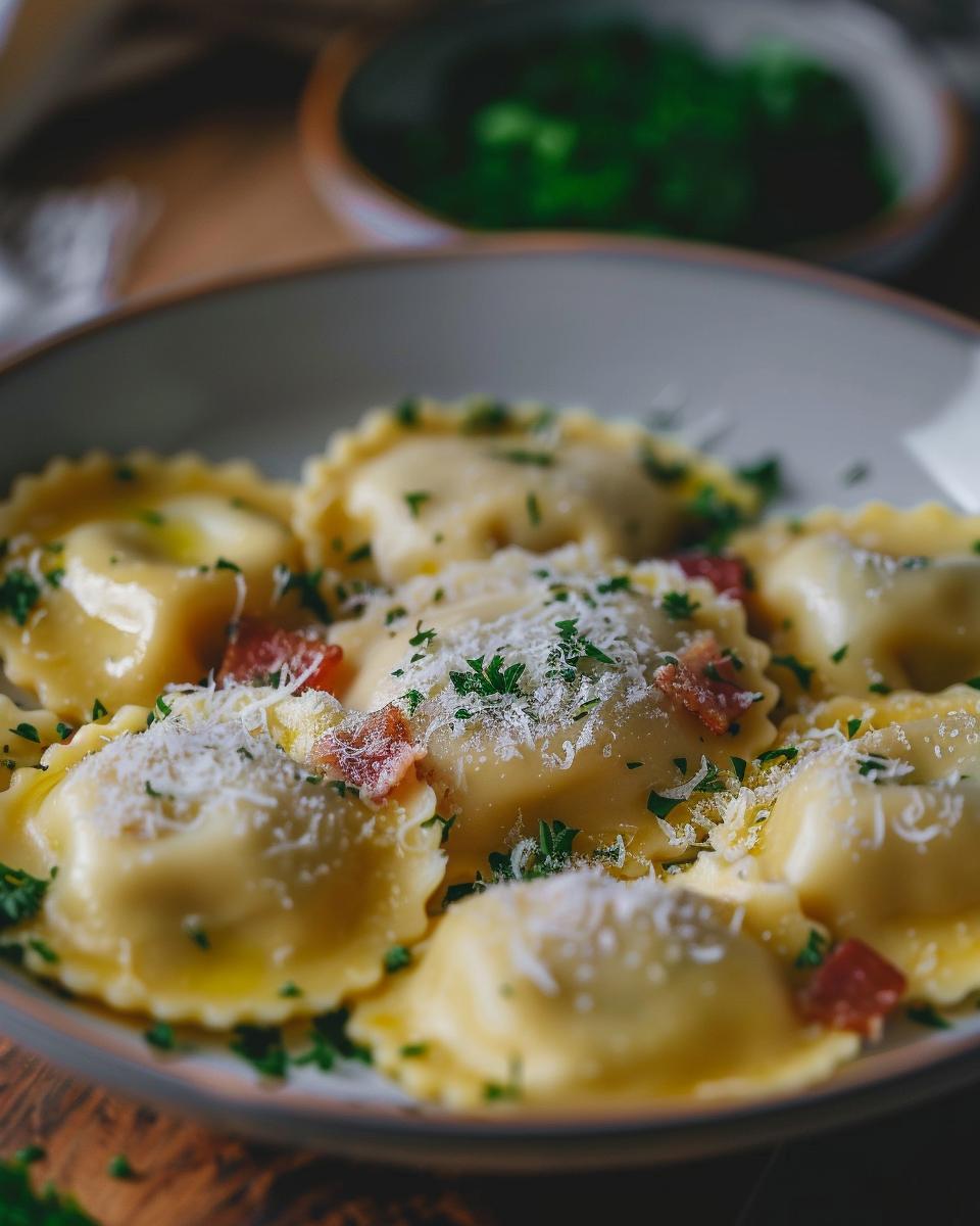 Crafting Your Ravioli Carbonara: A Step-by-Step Guide