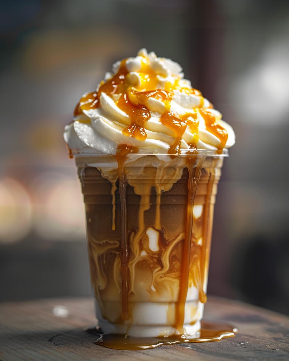 Gathering the Golden Ingredients Ingredients for Dutch Brothers Golden Eagle recipe displayed on a kitchen counter.