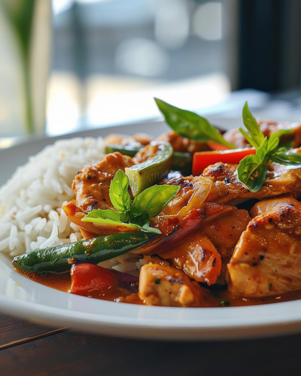 "Ingredients laid out for homemade Trader Joe's Thai Curry Sauce recipe preparation."