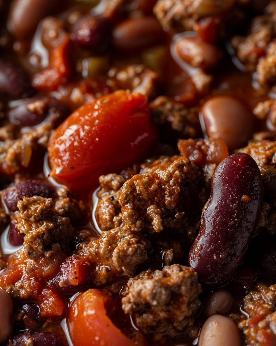 Ingredients for Alton Brown Chili Ingredients for Alton Brown's Good Eats chili recipe arrayed on kitchen countertop.