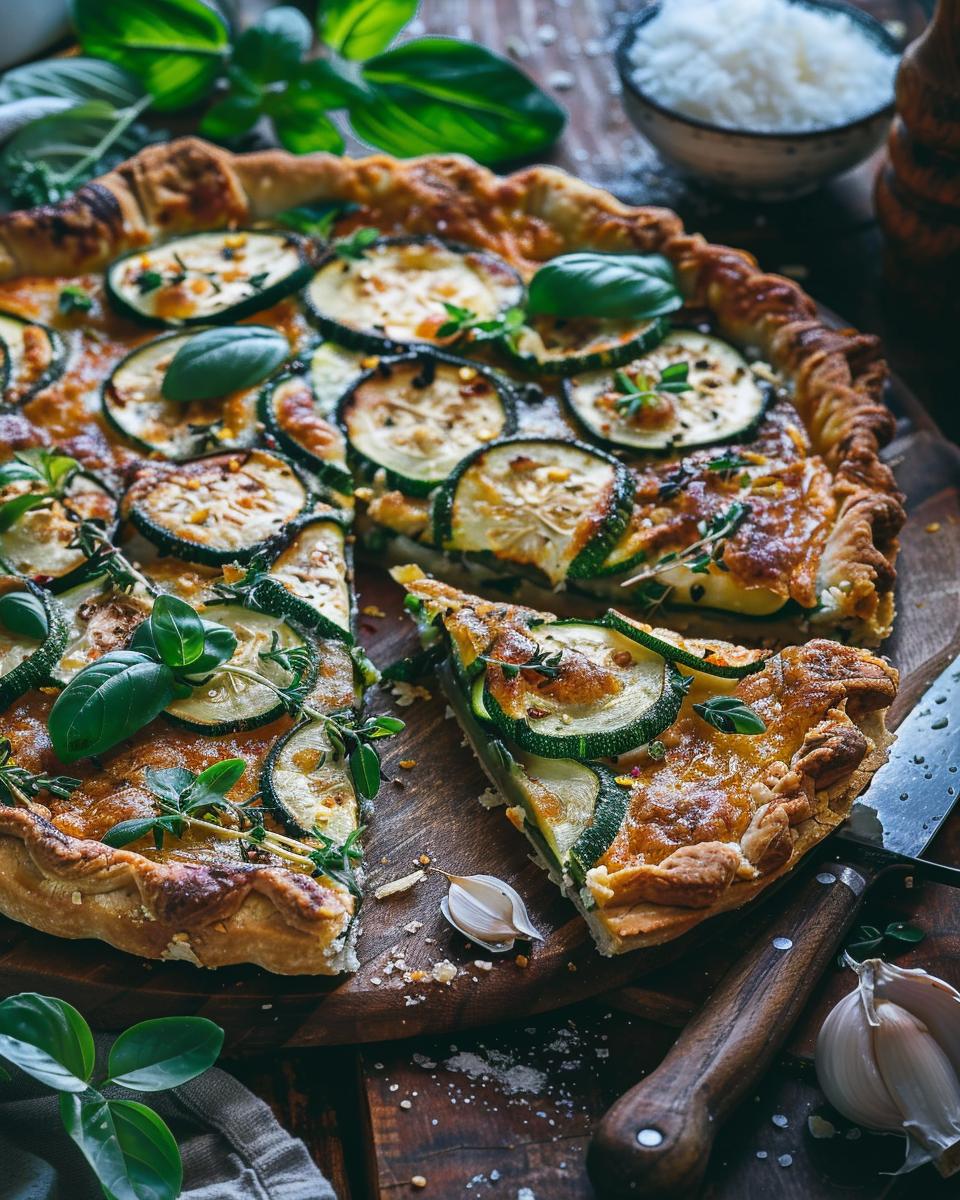 Ingredients for Italian Zucchini Scarpaccia