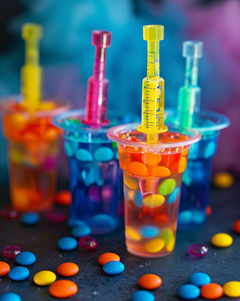 Serving and Storing Ideas for Jello Shot Syringes