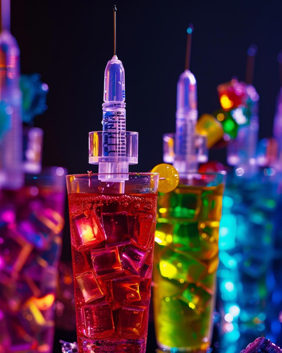 Serving and Storing Ideas for Jello Shot Syringes