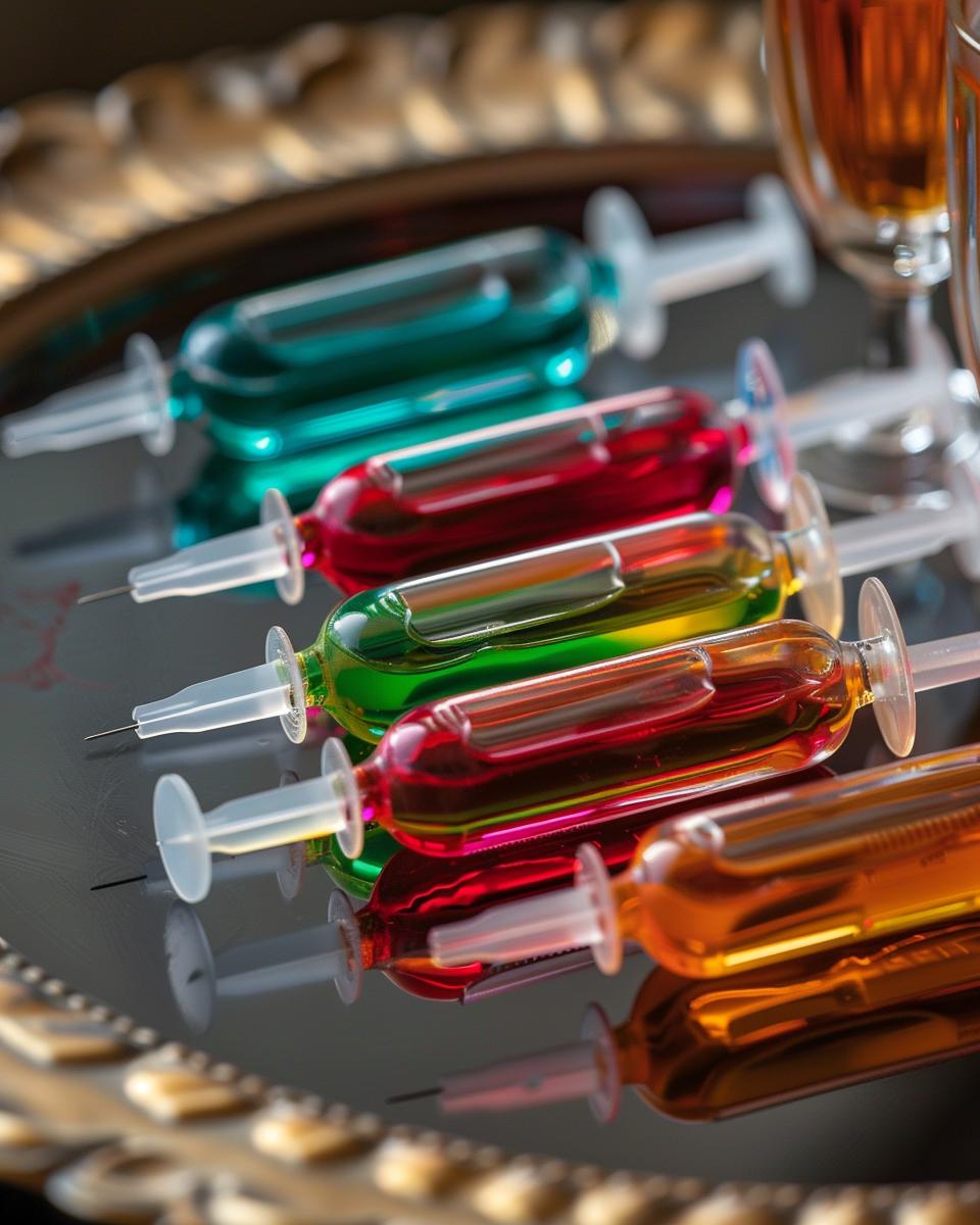 Serving and Storing Jello Shot Syringes