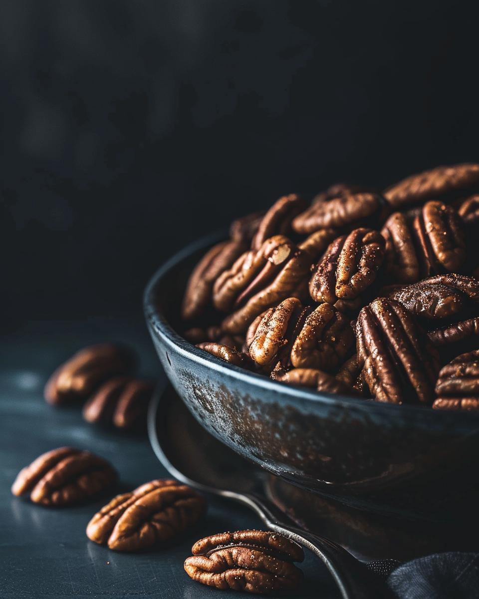 Serving and Storing Spiced Pecans