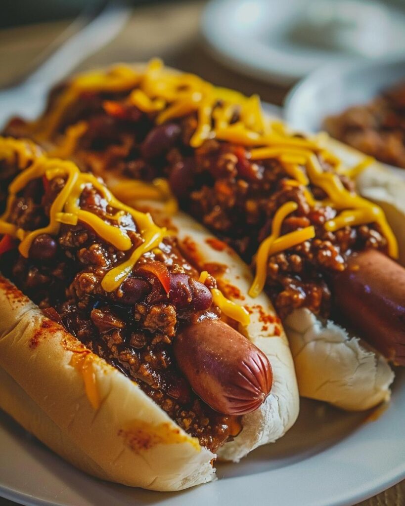 "Chef attempting the famous Pink's hot dog chili recipe at culinary event"