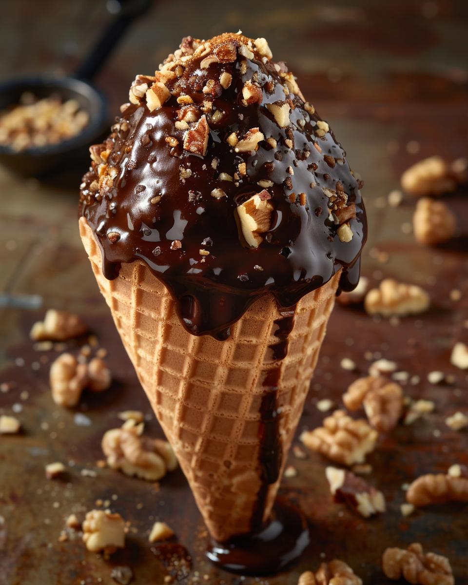 "Step-by-step guide on making a DQ Crunch Cone recipe at home."