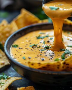 Person preparing ingredients to make Taco Bell nacho cheese in kitchen.