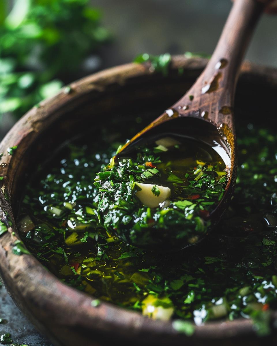 Ingredients Needed for Best Chimichurri Ingredients needed for best chimichurri recipe: parsley, garlic, vinegar, oil, spices.