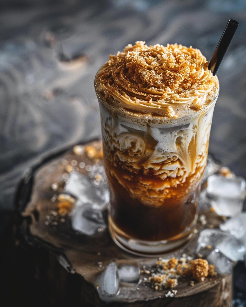 Ingredients Needed for McDonald's Caramel Iced Coffee Ingredients for McDonald's caramel iced coffee displayed on a kitchen counter.