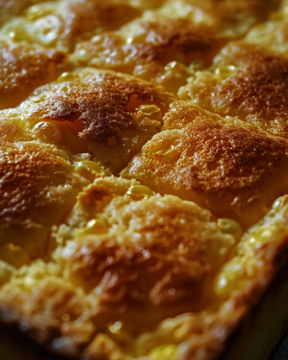 Ingredients Needed to Make Corn Bread Casserole Ingredients for corn bread casserole recipe arranged on a kitchen counter with measuring cups.