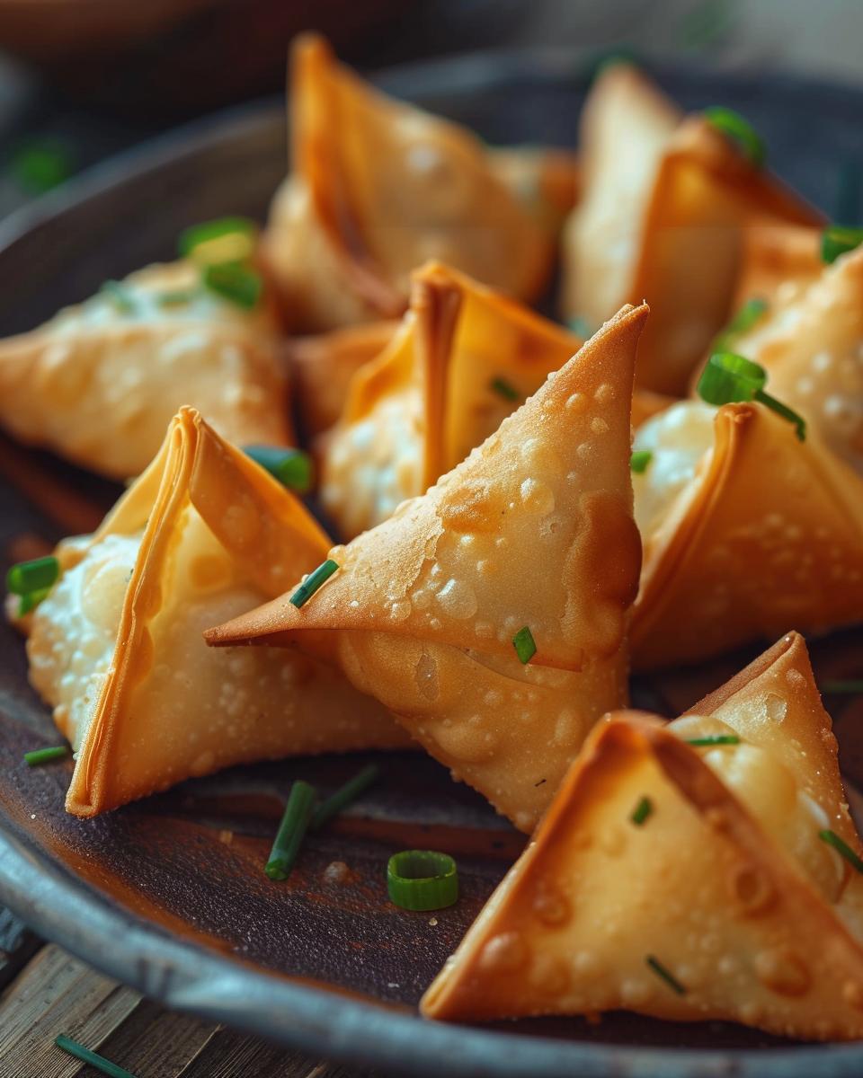 Ingredients for Panda Express Cream Cheese Rangoons Ingredients for Panda Express cream cheese rangoons including cream cheese and wonton wrappers.