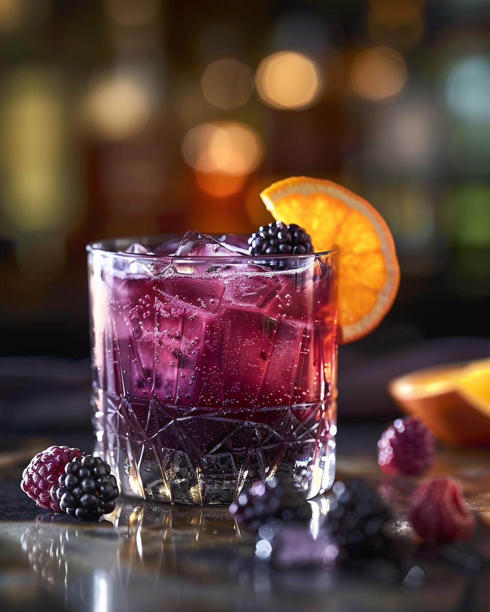 Ingredients for a Perfect Outback Blackberry Martini