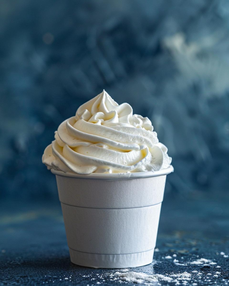 Serving and Storing Dutch Bros Soft Top Person serving Dutch Bros Soft Top in glass, with storage containers in background.