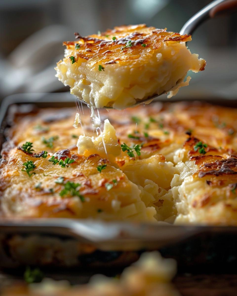 Serving and Storing Ideas and Tips Serving and storing tips for a delicious hashbrown casserole recipe with cheese and herbs.