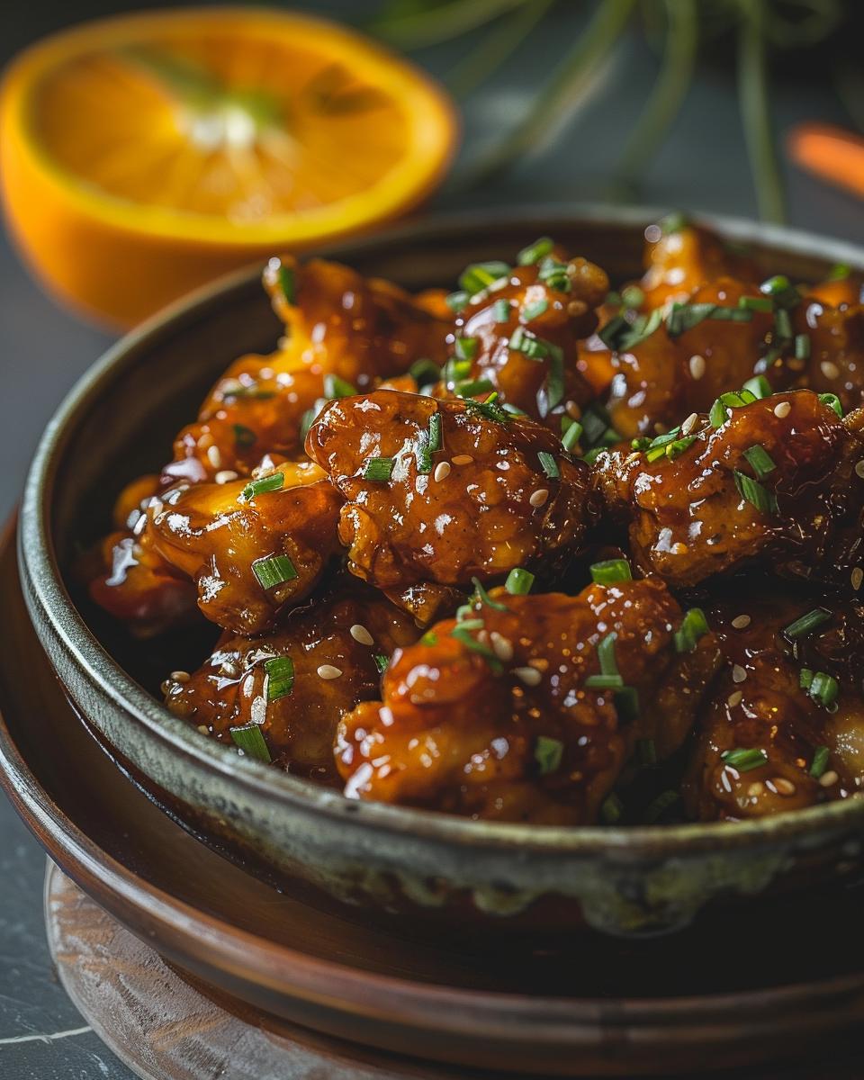 Serving and Storing Reheated Orange Chicken