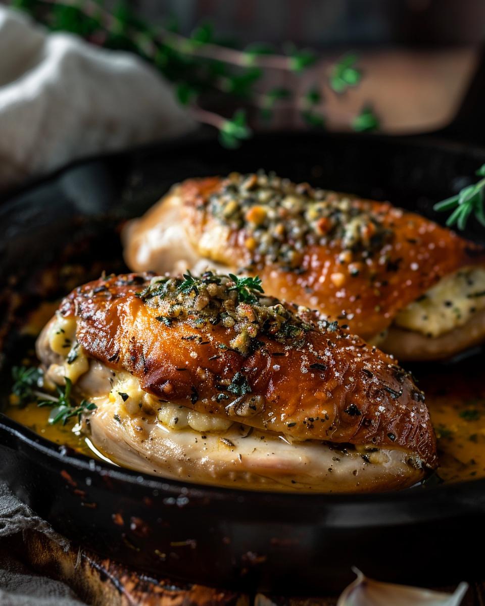 Serving and Storing Ruth Chris Inspired Stuffed Chicken