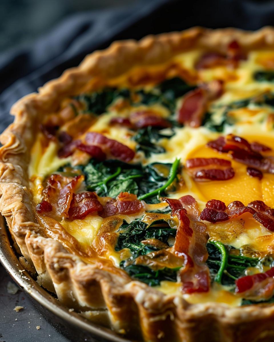 Step-by-Step Guide on How to Make Breakfast Quiche Step-by-step guide showing how to make a delicious breakfast quiche recipe.