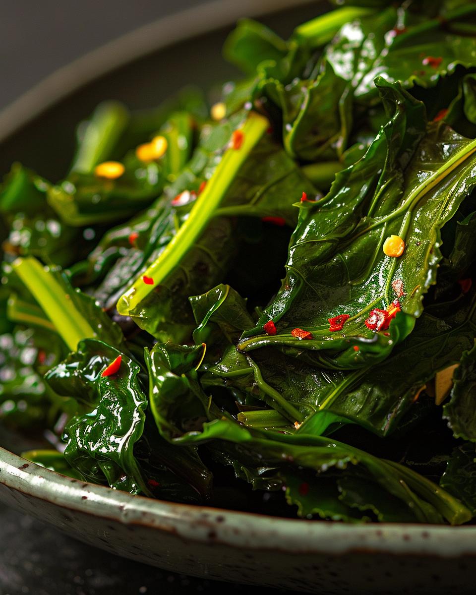 The Ingredients Needed to Make Beet Greens with Garlic and Lemon Ingredients for beet greens recipe with garlic and lemon: fresh greens, garlic cloves, lemon.