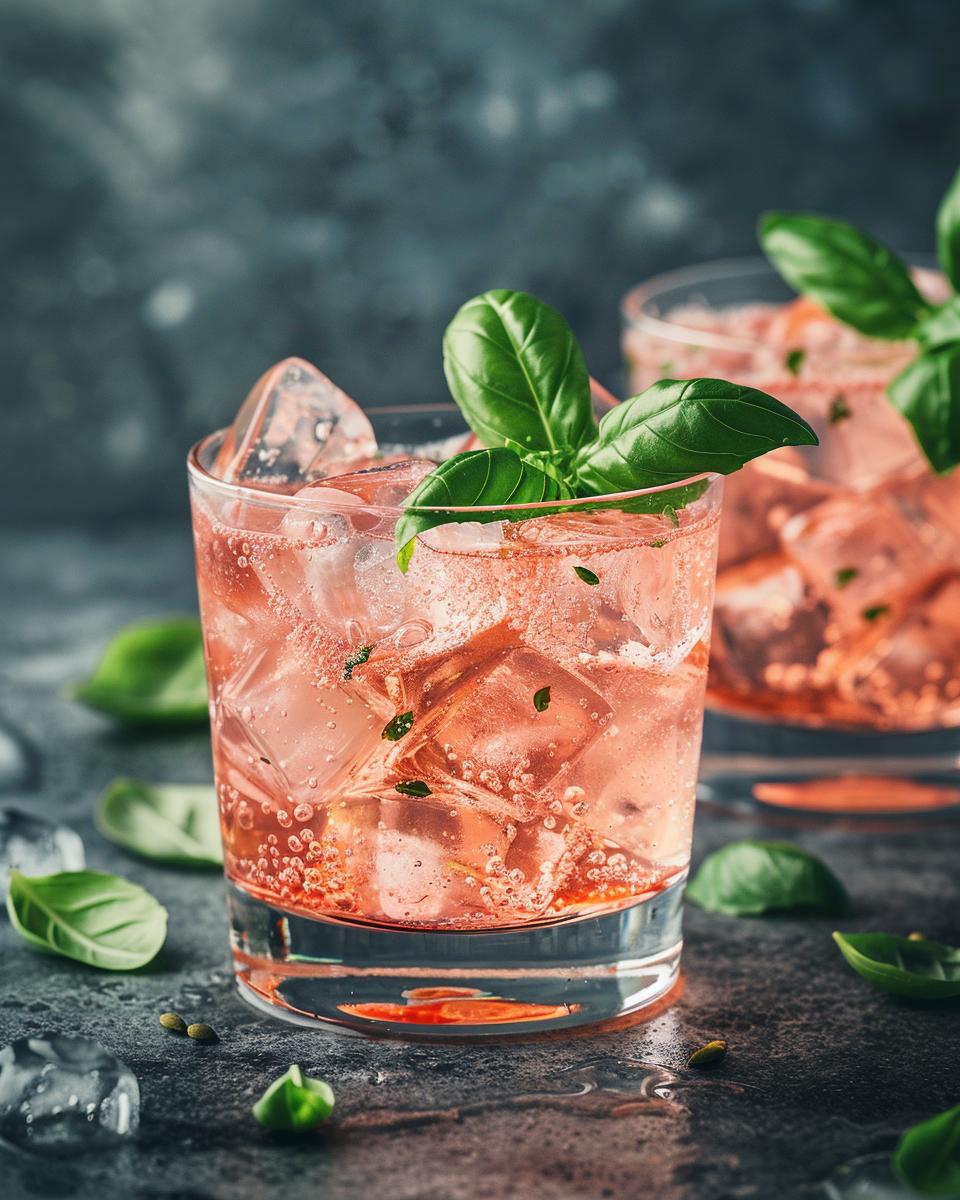 Ingredients Needed to Make Simple Rusa Drink Ingredients needed for simple rusa drink recipe displayed on a kitchen counter.